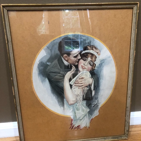 Harrison Fisher Antique Print from 1913 magazine